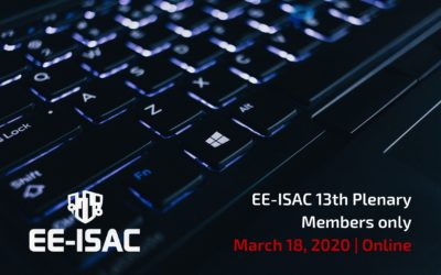 EE-ISAC Plenary Online March 2020